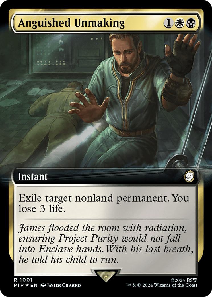 Anguished Unmaking (Extended Art) (Surge Foil) [Fallout] | The CG Realm