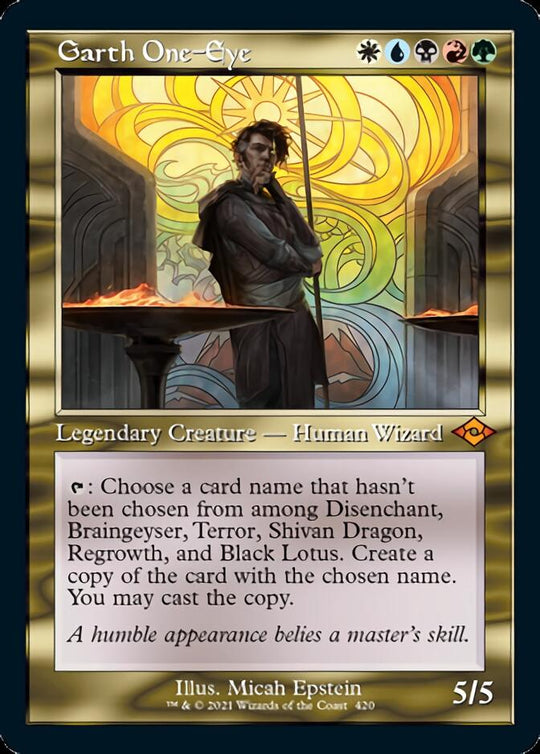 Garth One-Eye (Retro Frame) (MH2-420) - Modern Horizons 2 Foil