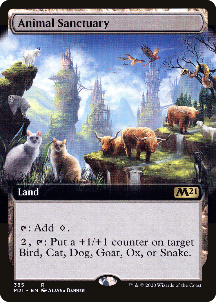 Animal Sanctuary (Extended Art) (M21-385) - Core Set 2021: (Extended Art)