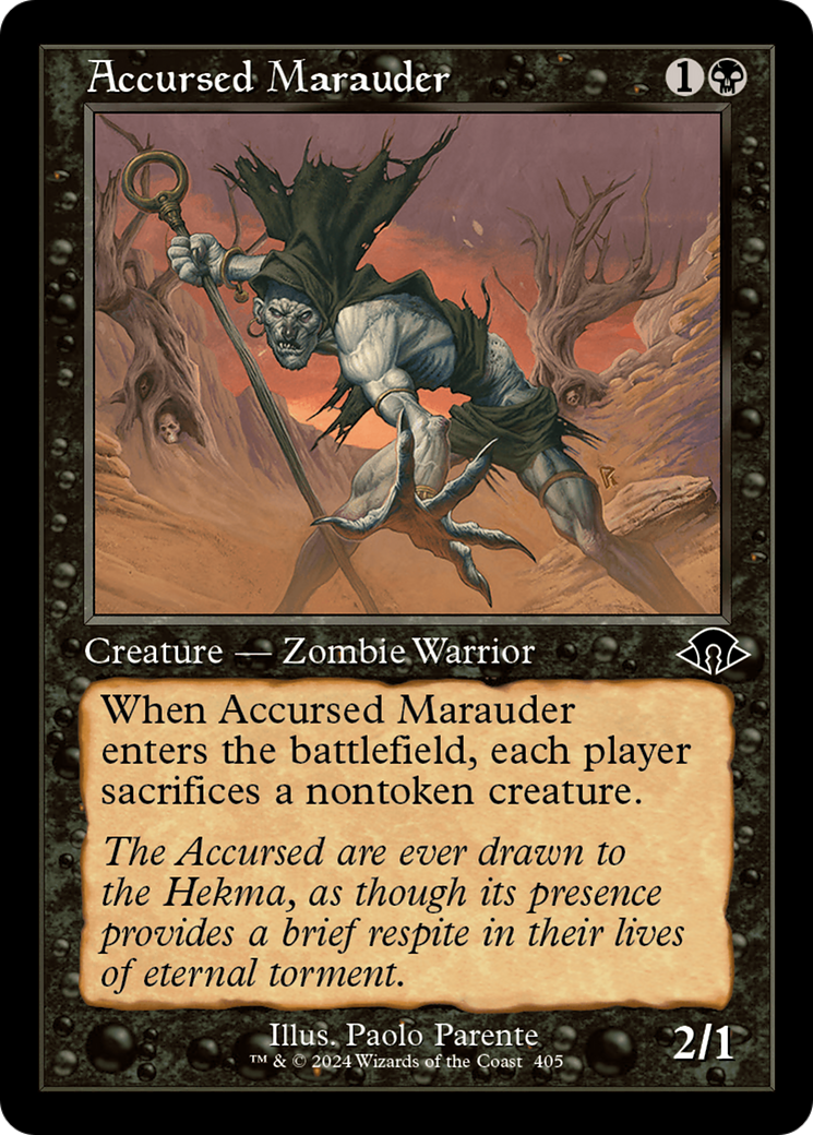 Accursed Marauder (Retro Frame) [Modern Horizons 3] | The CG Realm