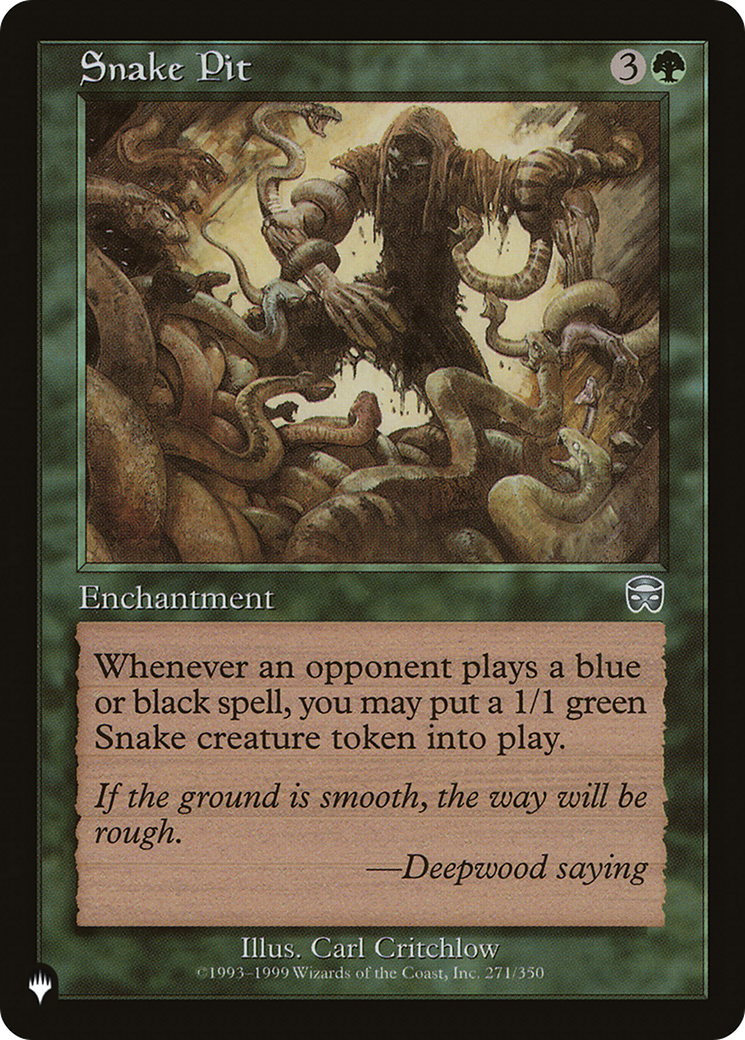 Snake Pit [The List] | The CG Realm