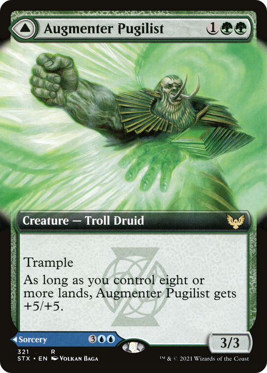 Augmenter Pugilist (Extended Art) (STX-321) - Strixhaven: School of Mages: (Extended Art)
