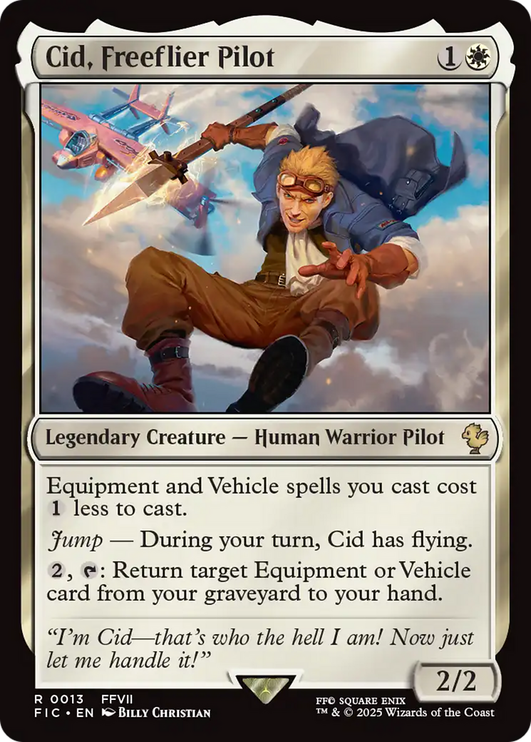 Cid, Freeflier Pilot [FINAL FANTASY Commander] | The CG Realm