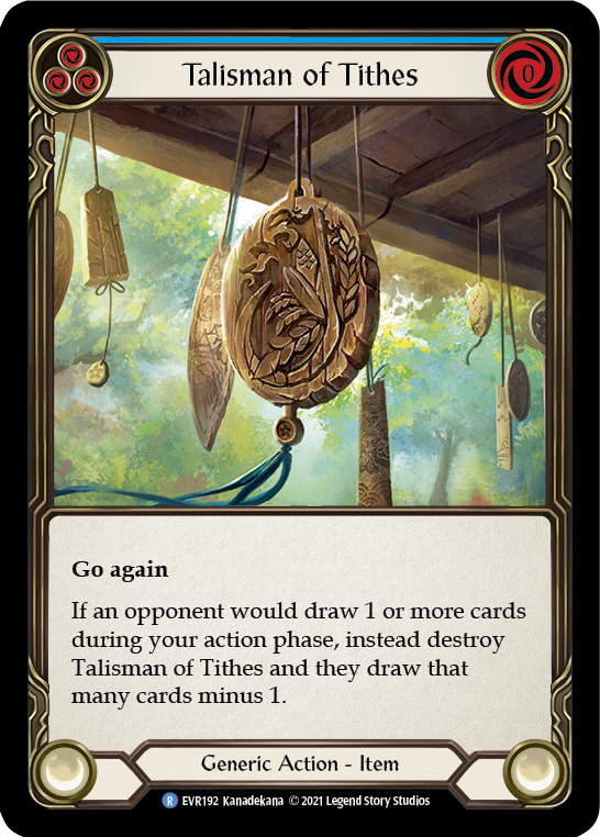 Talisman of Tithes [EVR192] (Everfest)  1st Edition Normal | The CG Realm