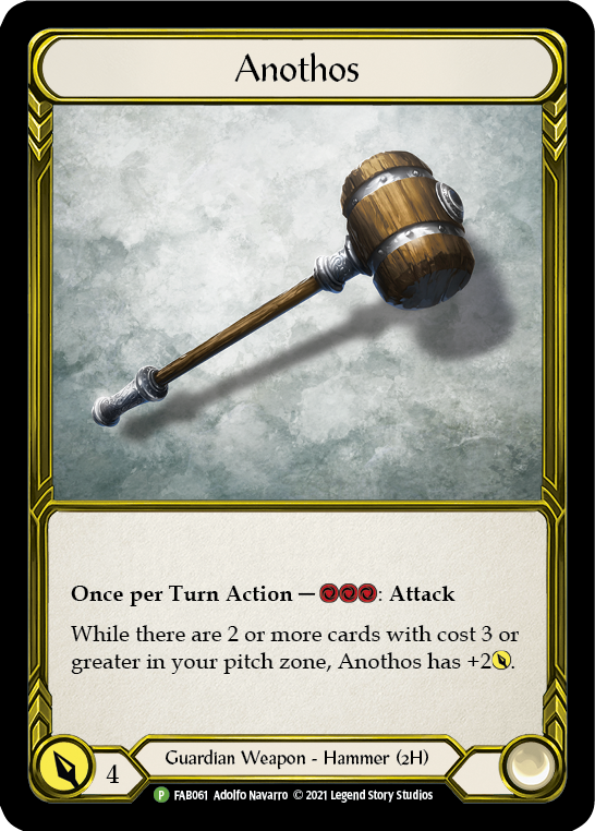 Anothos (Golden) [FAB061] (Promo)  Cold Foil | The CG Realm