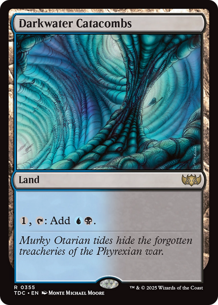 Darkwater Catacombs [Tarkir: Dragonstorm Commander] | The CG Realm