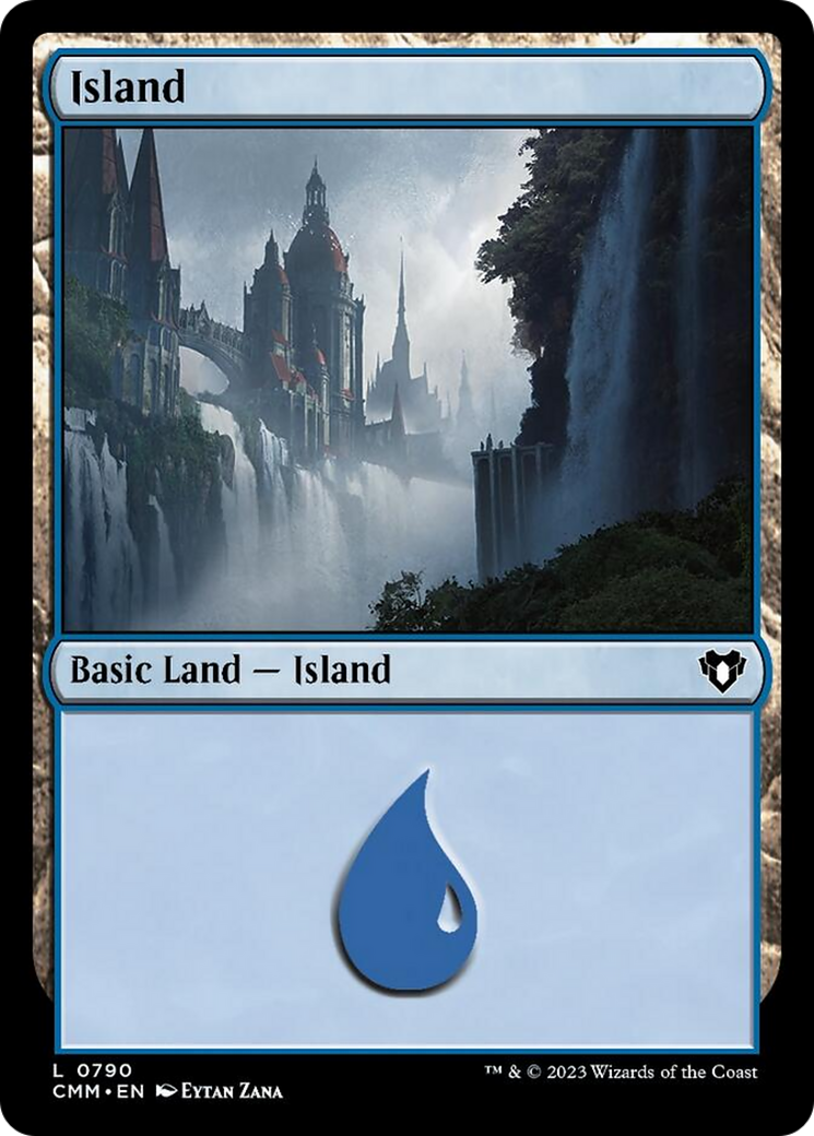 Island (790) [Commander Masters] | The CG Realm