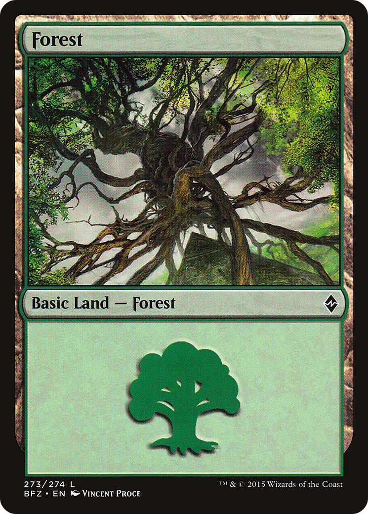Forest (273) (BFZ-273) - Battle for Zendikar