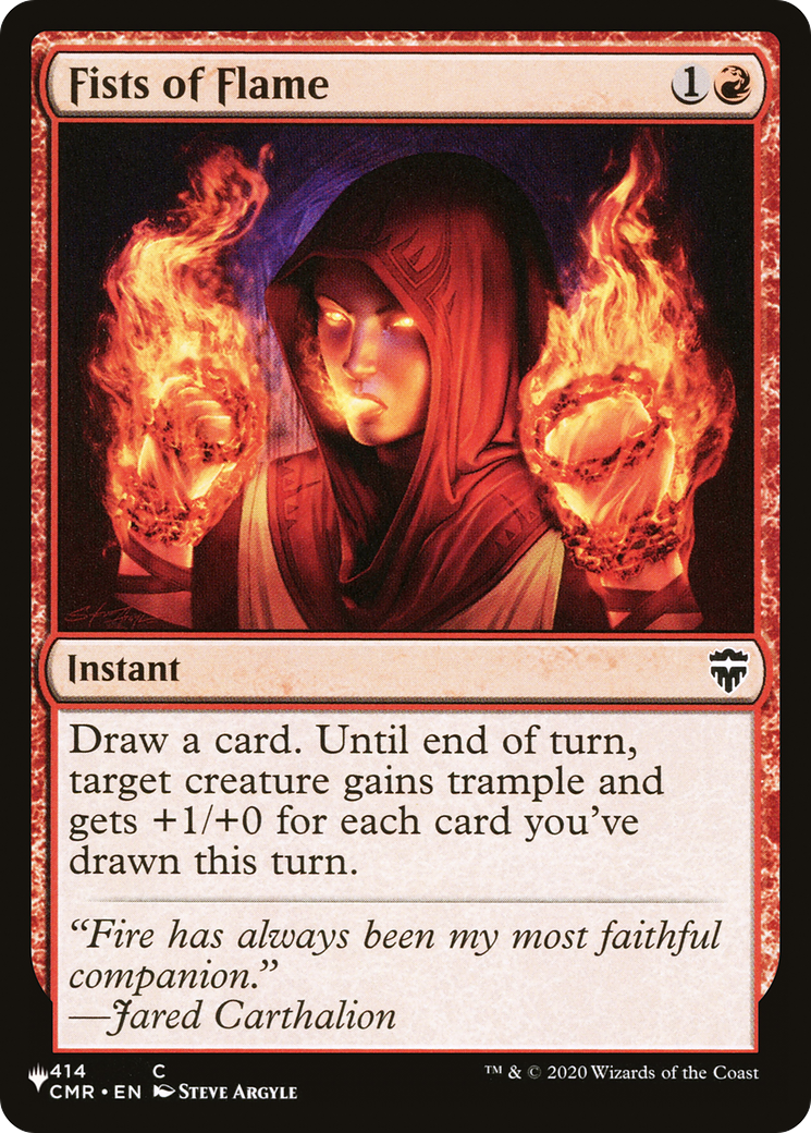 Fists of Flame [The List] | The CG Realm