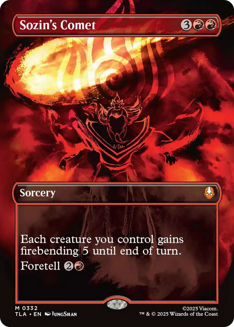 Sozin's Comet (0332) (Borderless) [Avatar: The Last Airbender] | The CG Realm