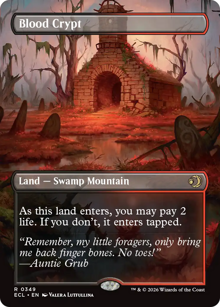 Blood Crypt (Borderless) [Lorwyn Eclipsed] | The CG Realm
