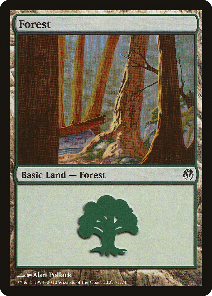 Forest (71) (DDE-071) - Duel Decks: Phyrexia vs. the Coalition
