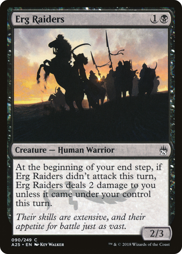 Erg Raiders (A25-090) - Masters 25