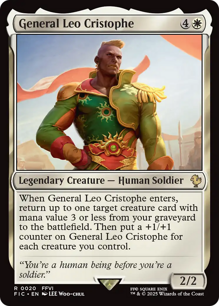 General Leo Cristophe [FINAL FANTASY Commander] | The CG Realm