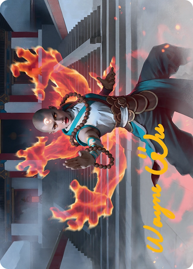 Flamehold Grappler Art Card (24/54) [Tarkir: Dragonstorm Art Series] | The CG Realm