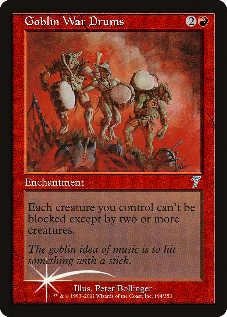 Goblin War Drums (7ED-194) - 7th Edition
