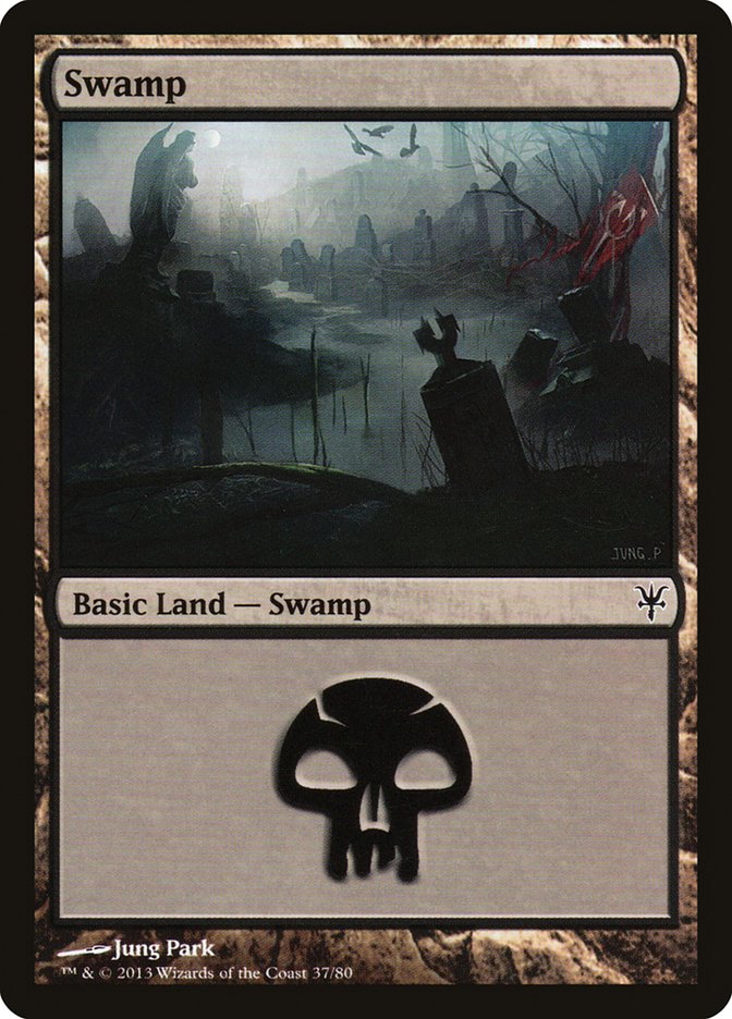 Swamp (37) [Duel Decks: Sorin vs. Tibalt] | The CG Realm