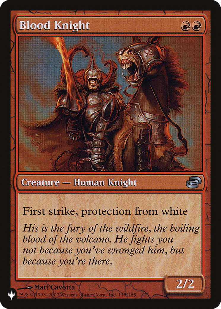 Blood Knight [The List] | The CG Realm