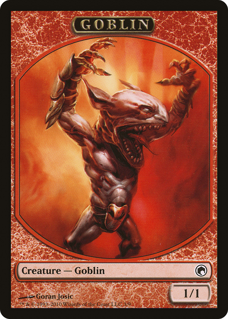 Goblin Token (SOM-003) - Scars of Mirrodin Tokens