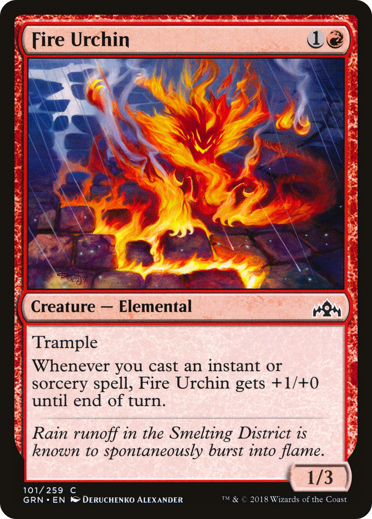 Fire Urchin (GRN-101) - Guilds of Ravnica