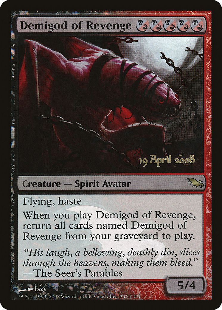 Demigod of Revenge (PRE-183) - Shadowmoor Promos Foil