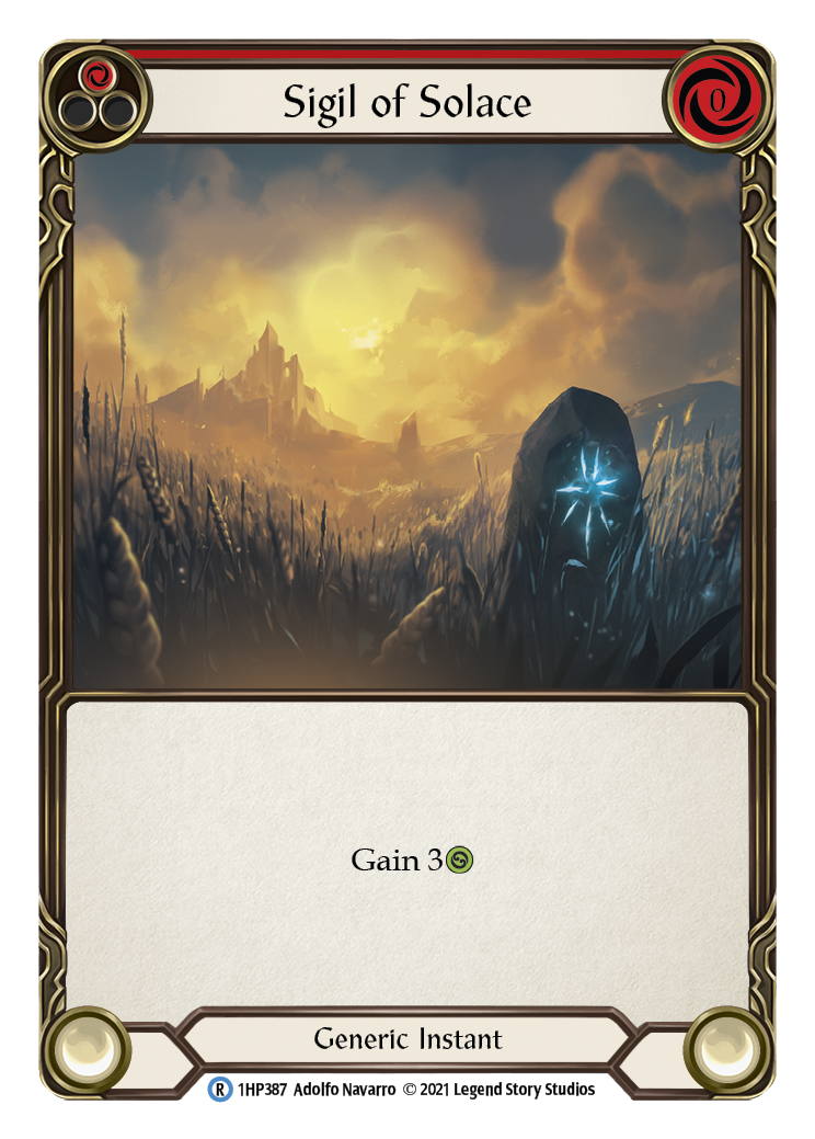 Sigil of Solace (Red) [1HP387] (History Pack 1) | The CG Realm