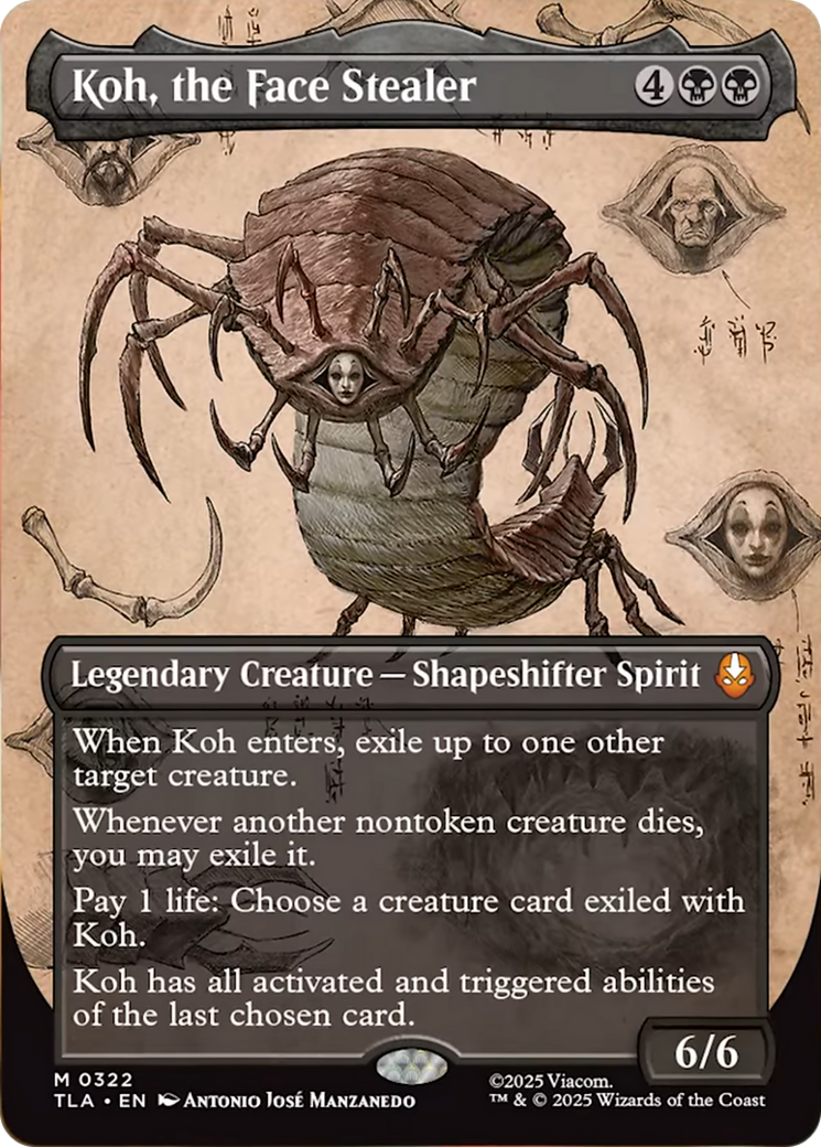 Koh, the Face Stealer (Borderless) [Avatar: The Last Airbender] | The CG Realm