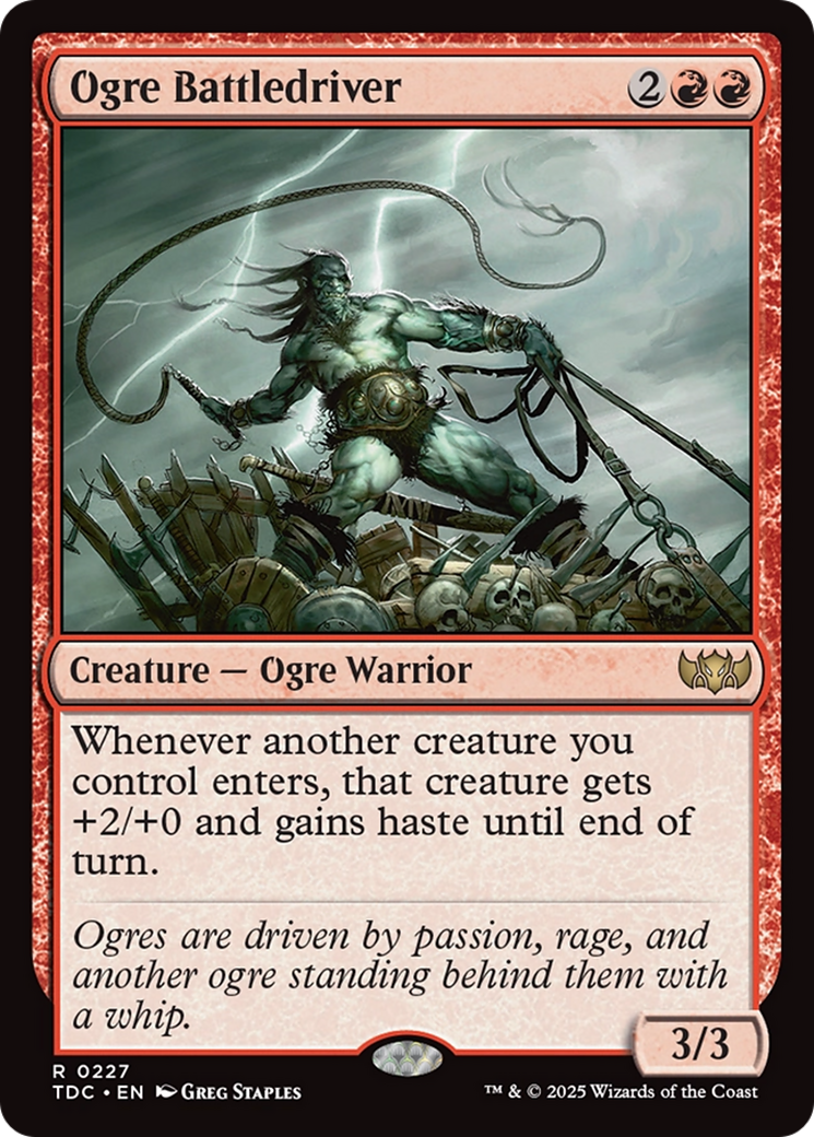 Ogre Battledriver [Tarkir: Dragonstorm Commander] | The CG Realm