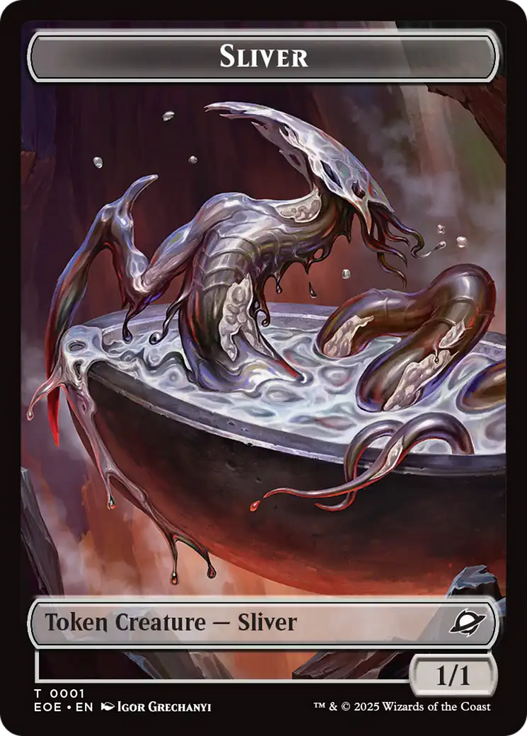 Robot // Sliver Double-Sided Token [Edge of Eternities Tokens] | The CG Realm