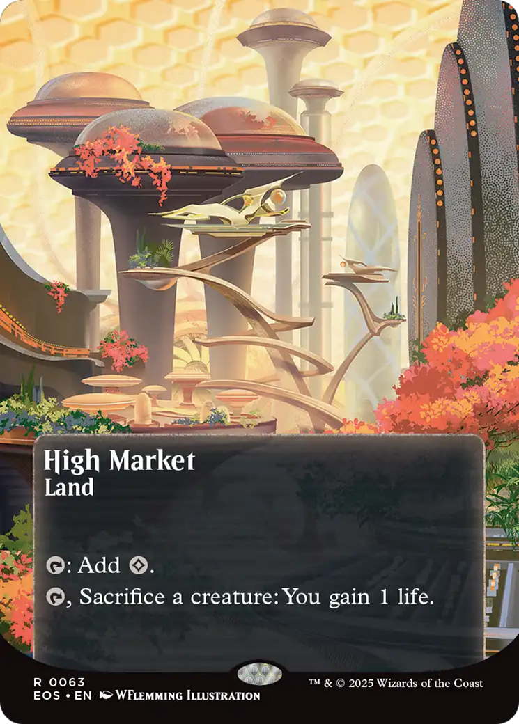 High Market (0063) (Borderless) [Edge of Eternities: Stellar Sights] | The CG Realm