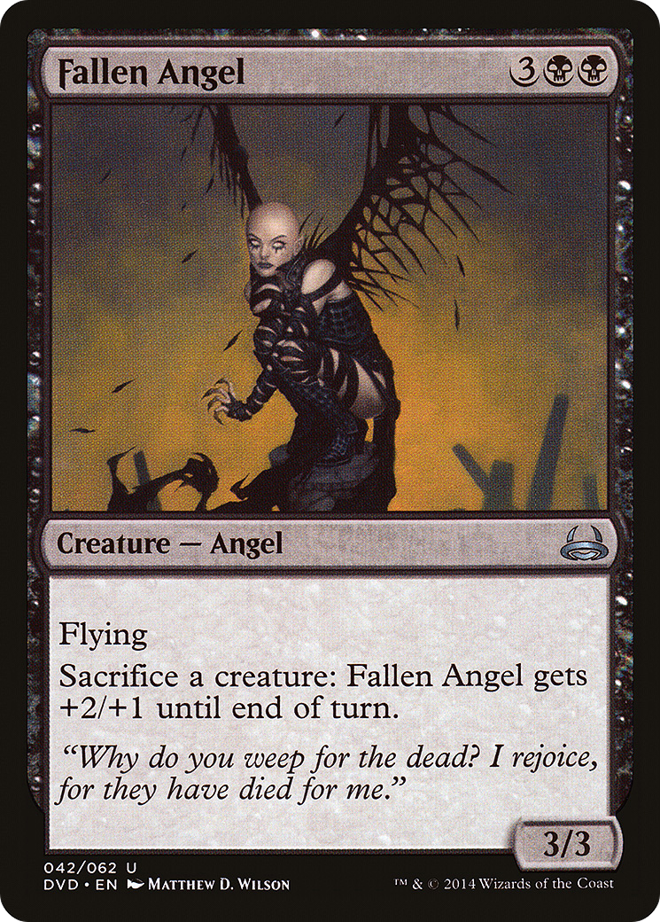 Fallen Angel (DD3-042) - Duel Decks Anthology: Divine vs. Demonic