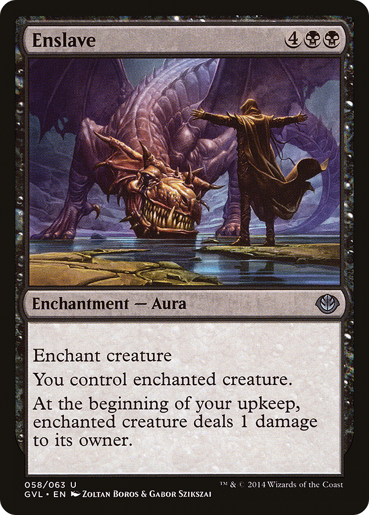Enslave (DD3-058) - Duel Decks Anthology: Garruk vs. Liliana