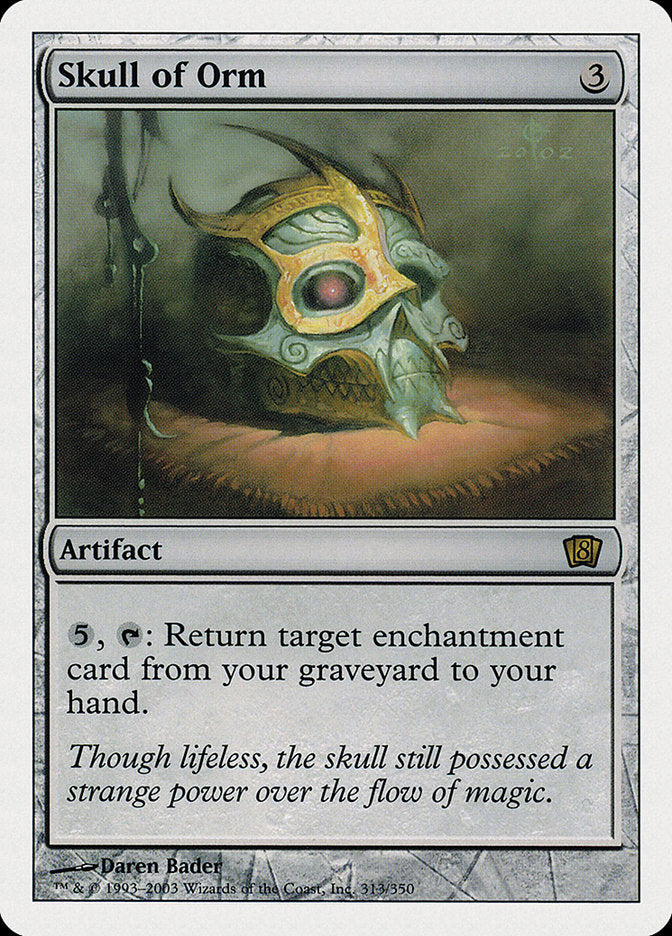 Skull of Orm (8th Edition) [Oversize Cards] | The CG Realm