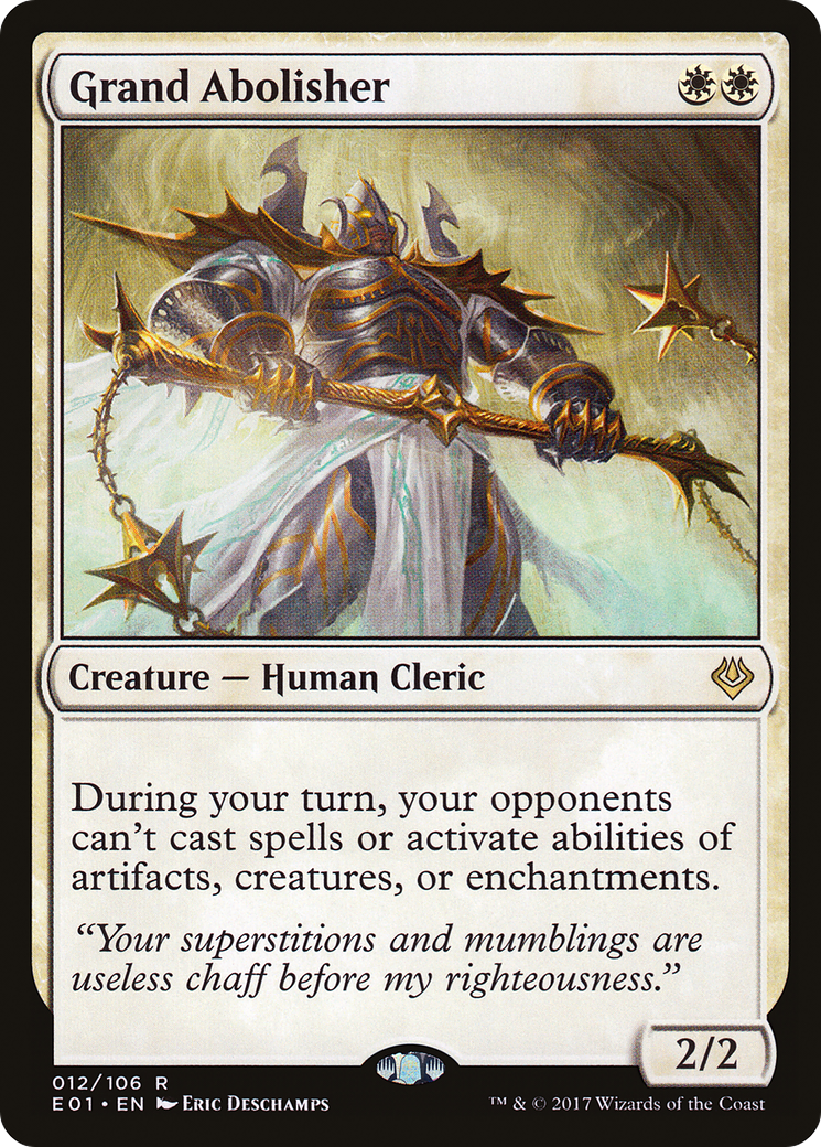 Grand Abolisher (AC2-012) - Archenemy: Nicol Bolas