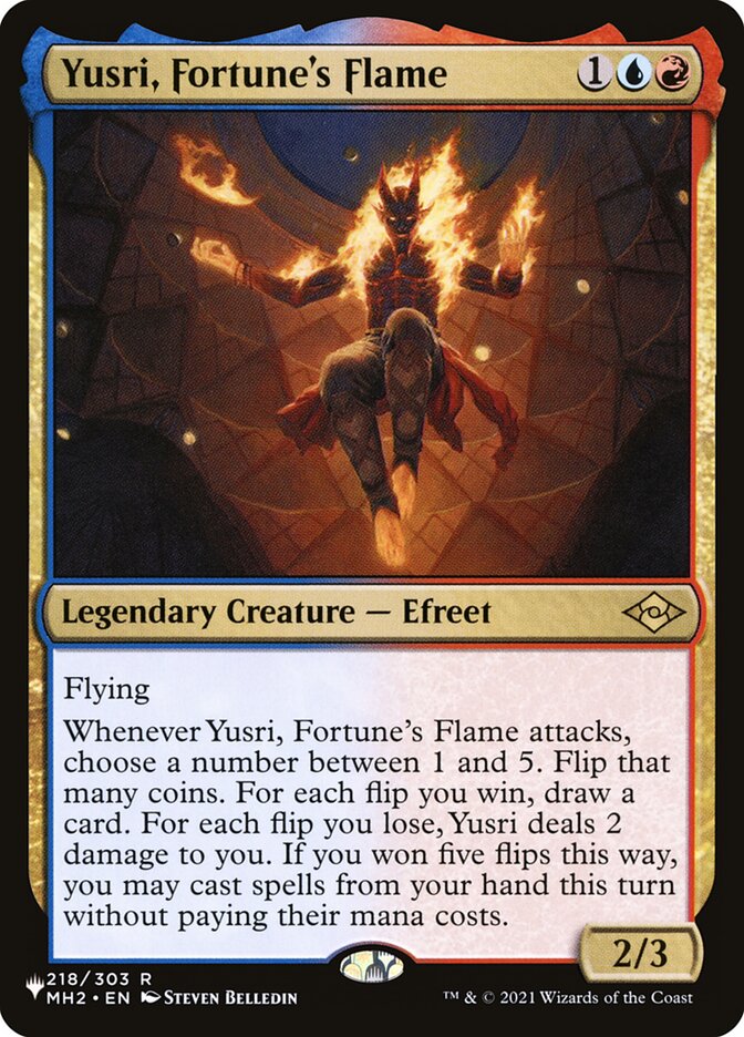 Yusri, Fortune's Flame [Secret Lair: Heads I Win, Tails You Lose] | The CG Realm