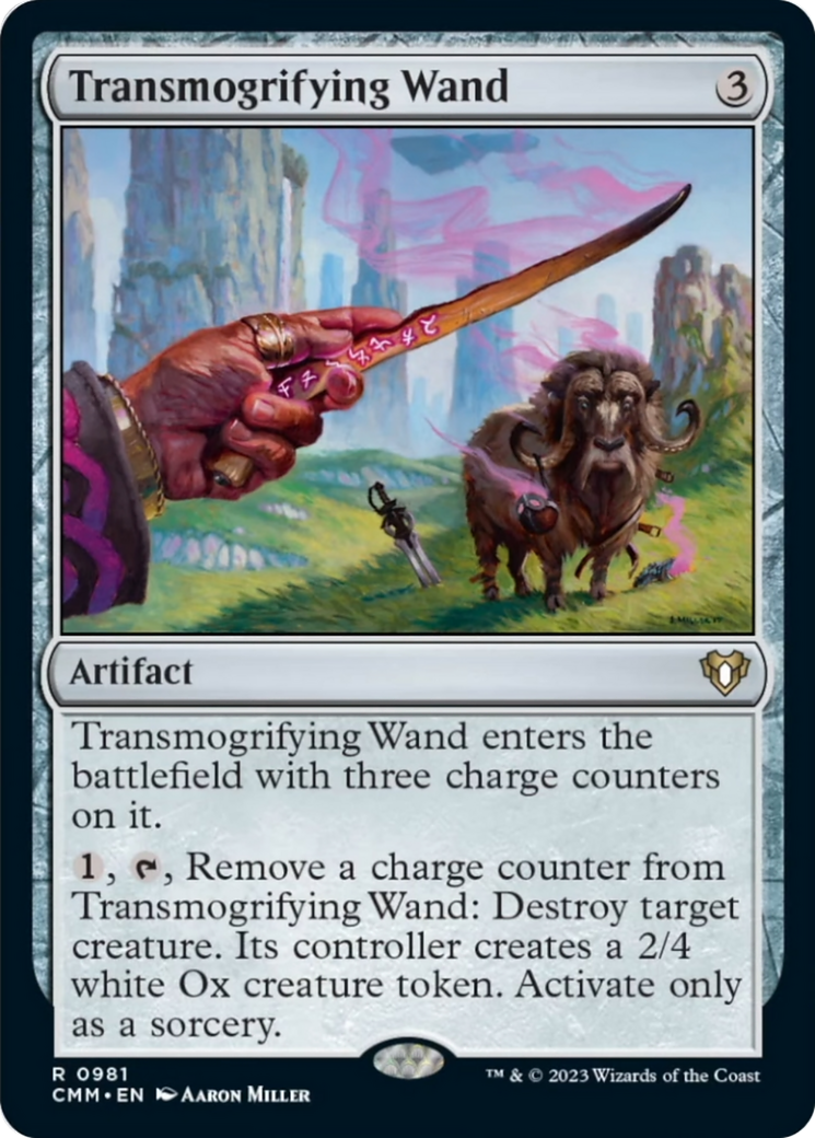 Transmogrifying Wand [Commander Masters] | The CG Realm