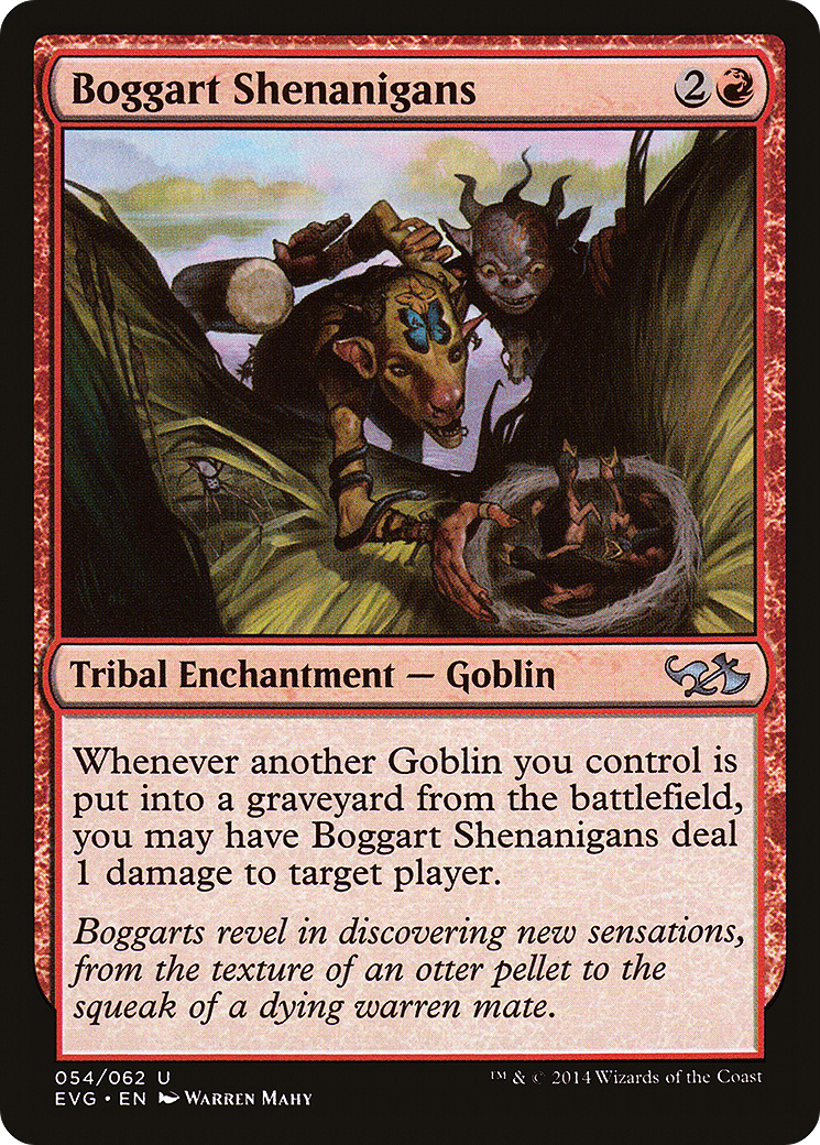 Boggart Shenanigans (DD3-054) - Duel Decks Anthology: Elves vs. Goblins