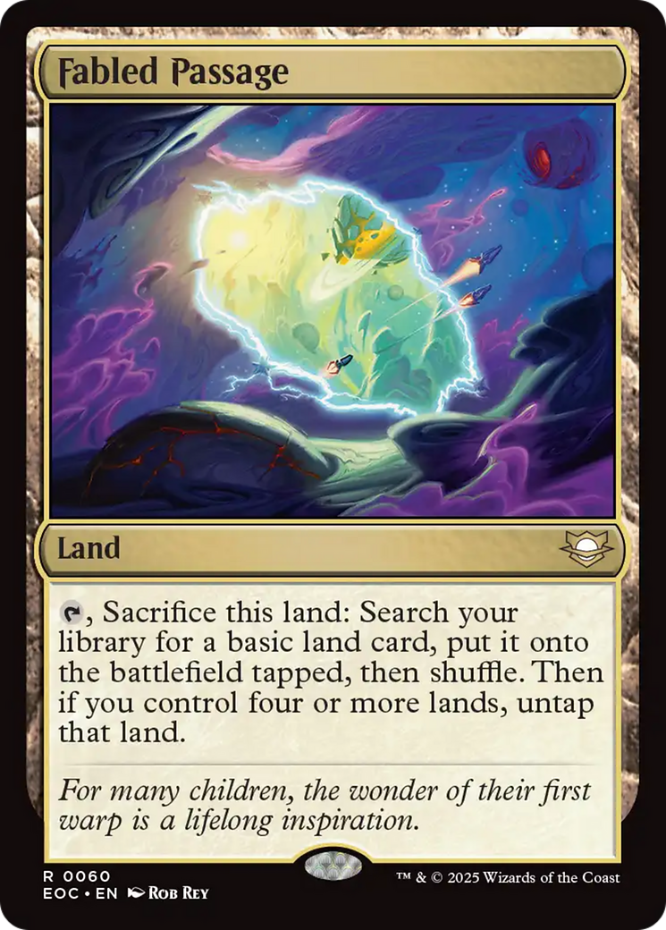 Fabled Passage [Edge of Eternities Commander] | The CG Realm