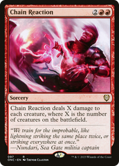 Chain Reaction [Phyrexia: All Will Be One Commander] | The CG Realm