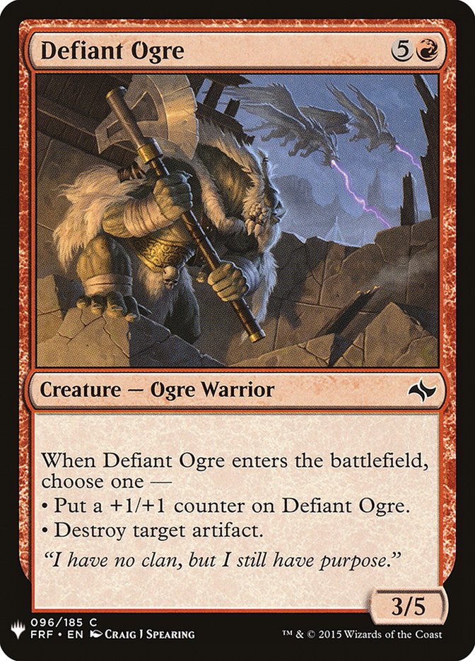 Defiant Ogre [Mystery Booster] | The CG Realm