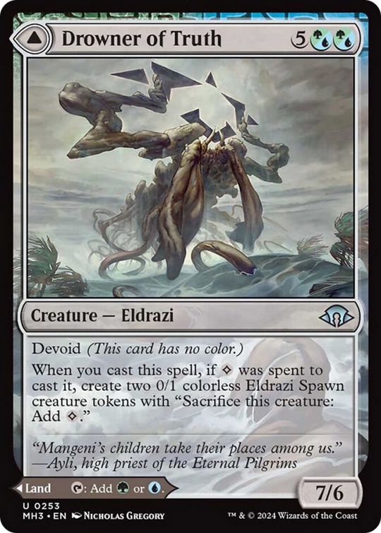 Drowner of Truth (MH3-253) - Modern Horizons 3: (devoid)