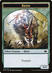 Shapeshifter (001) // Rhino (013) Double-Sided Token [Modern Horizons Tokens] | The CG Realm