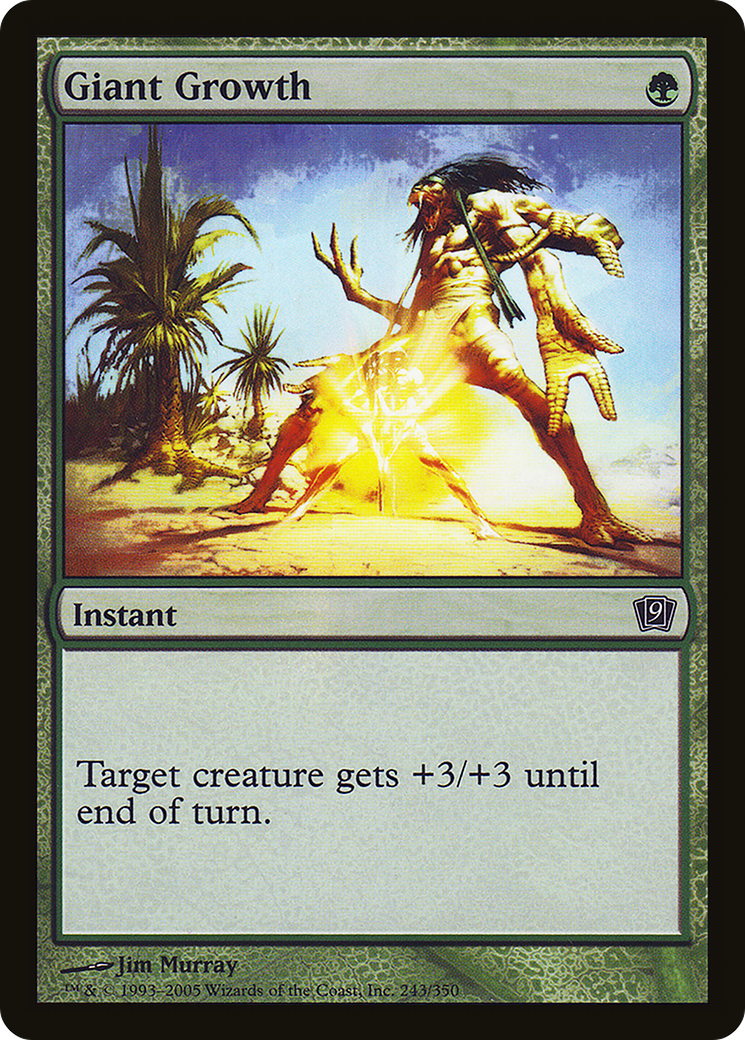 Giant Growth (9ED-243) - 9th Edition