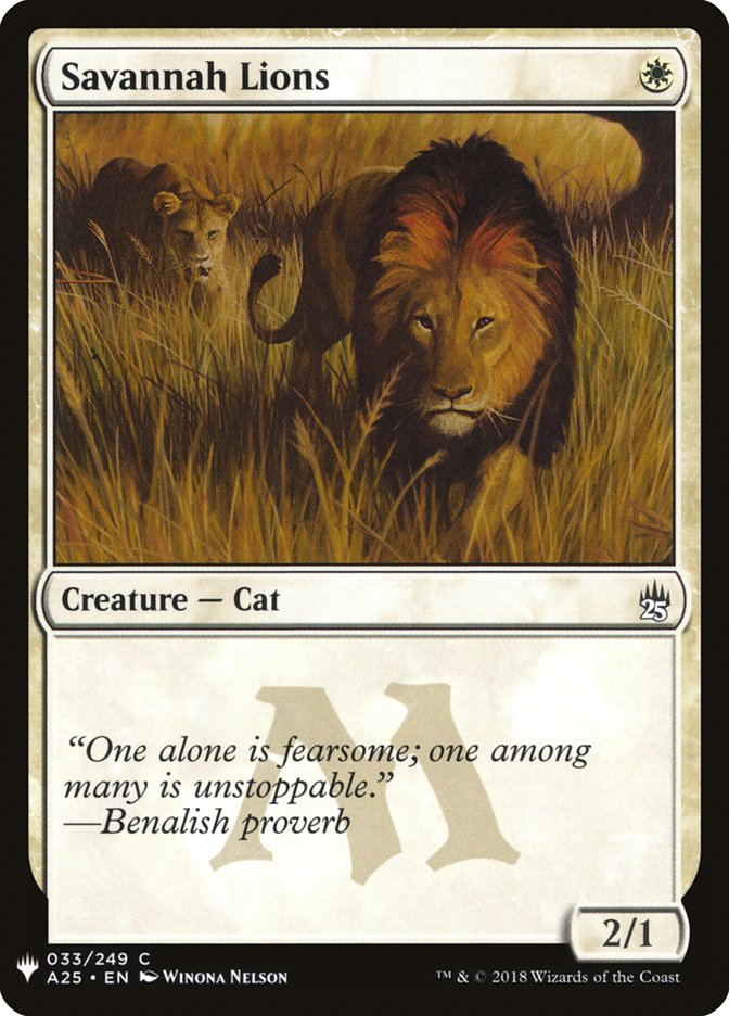 Savannah Lions [Mystery Booster] | The CG Realm