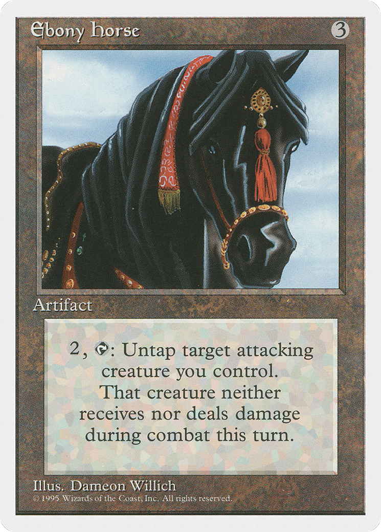 Ebony Horse (4ED-) - Fourth Edition