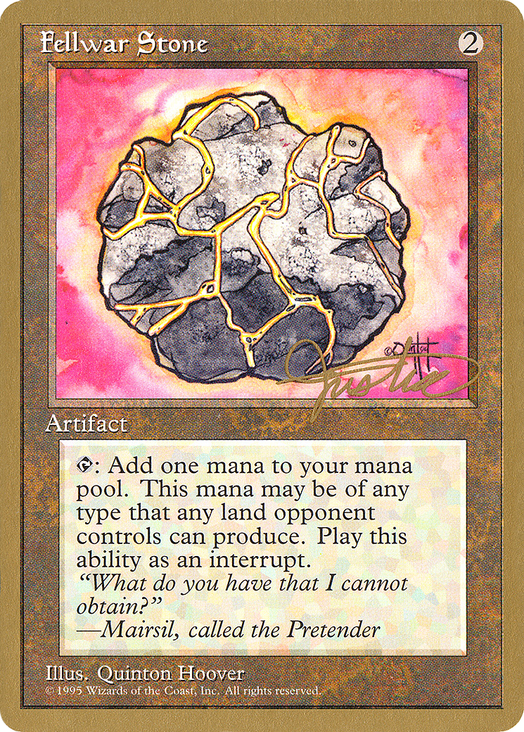 Fellwar Stone - 1996 Mark Justice (4ED) (WCD-) - Pro Tour Collector Set