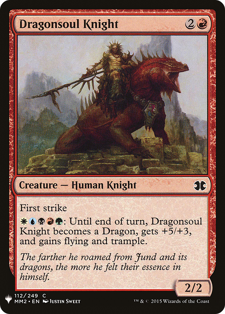 Dragonsoul Knight (LIST-MM2-112) - The List