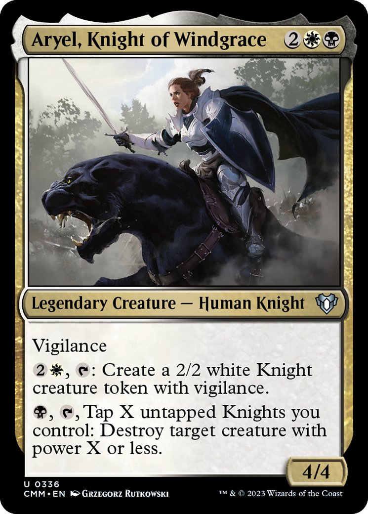 Aryel, Knight of Windgrace [Commander Masters] | The CG Realm