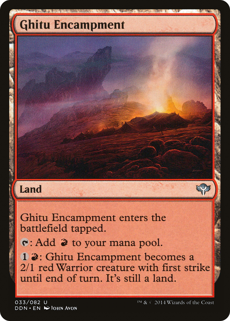 Ghitu Encampment (DDN-033) - Duel Decks: Speed vs. Cunning