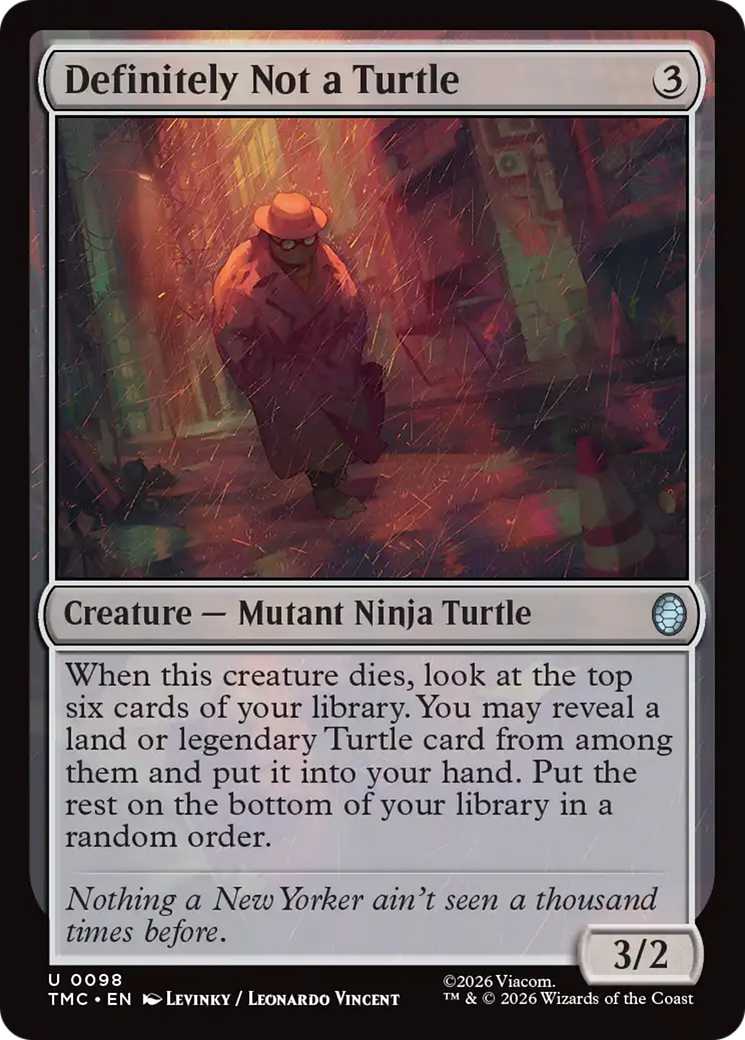 Definitely Not a Turtle [Teenage Mutant Ninja Turtles Commander] | The CG Realm
